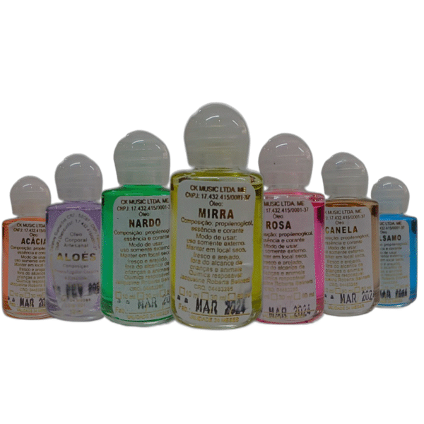 Kit óleos com 7 unções 10 ml