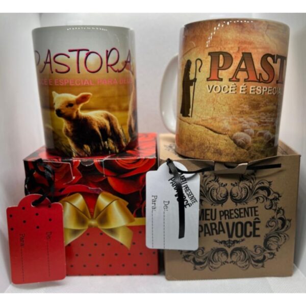 Kit Caneca Pastor e Pastora | 2 Unidades - Imagem 2