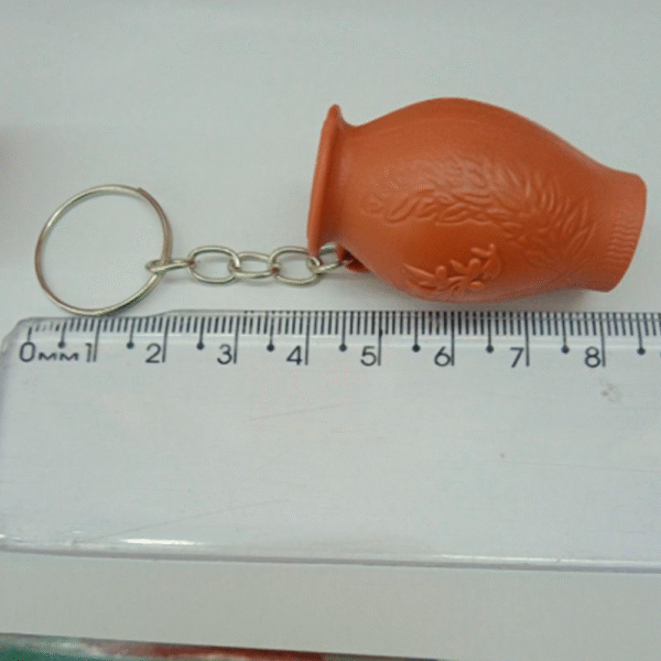 Kit Chaveiro botija azeite para óleo ungido c/ 48 unidades marrom - Imagem 4