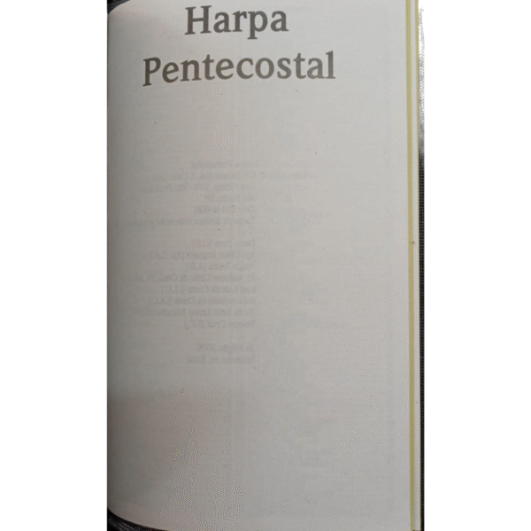 Bíblia Com Harpa Pentecostal Letra grande - Com  ziper - Sem Índice - Tradução João Ferreira de Almeida - Imagem 4
